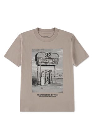 jersey T-shirt taupe