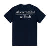Abercrombie & Fitch jersey T-shirt met backprint donkerblauw