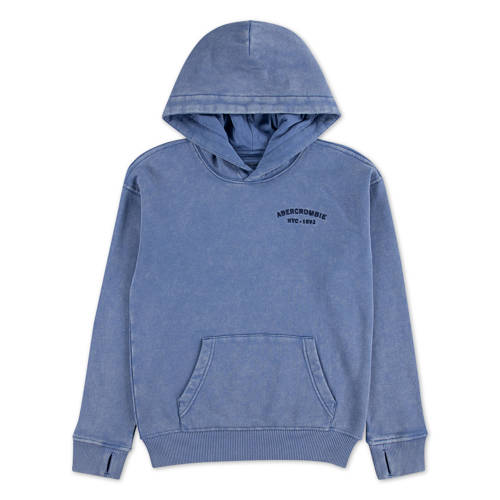 Abercrombie & Fitch hoodie donkerblauw Sweater Effen - maat 122-128 afbeelding