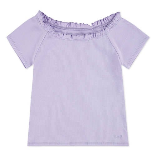 Abercrombie & Fitch T-shirt lila Paars Meisjes Stretchkatoen Ronde hals - maat 134-140 afbeelding