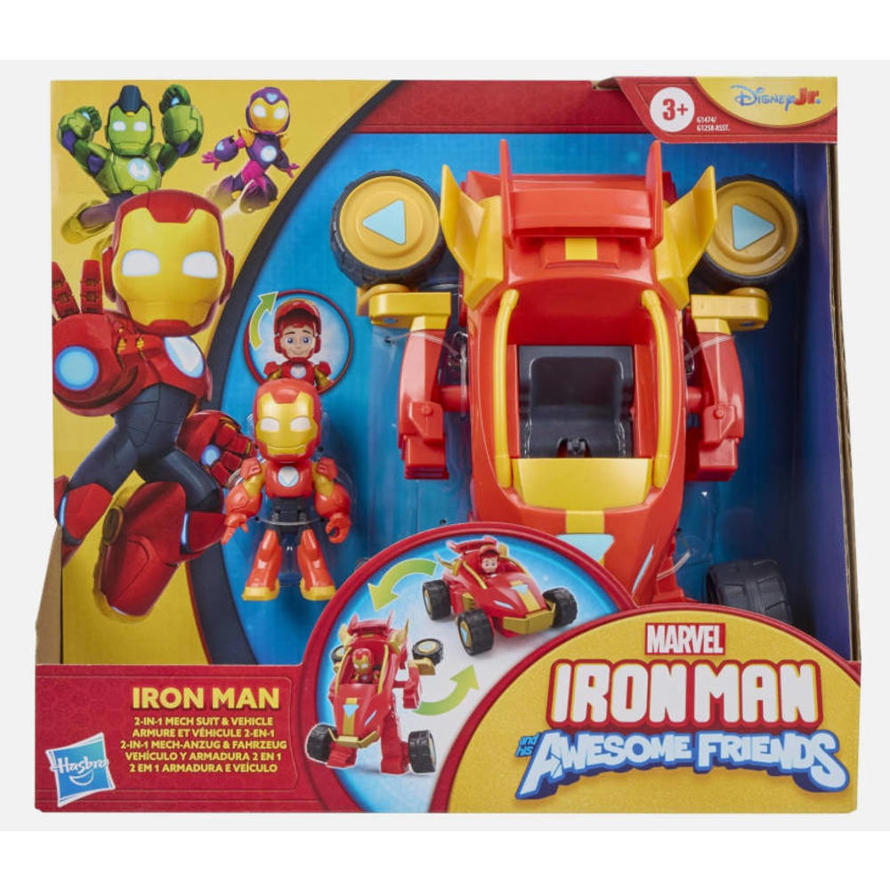 Marvel Iron Man and His Awesome Friends transformer
