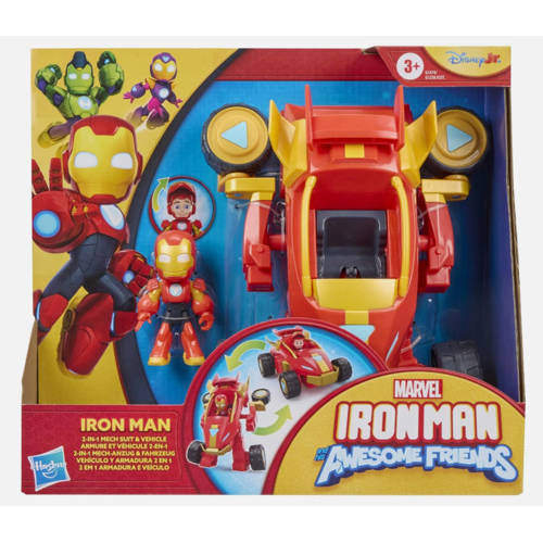 Marvel Iron Man and His Awesome Friends transformer Actiefiguur afbeelding