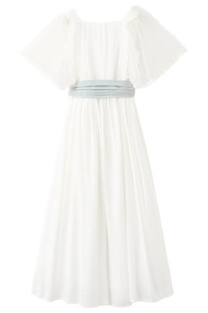 maxi jurk wit
