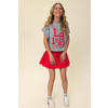 LOOXS 10sixteen korte rok broderie rood