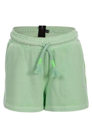 regular waist sweatshort limegroen