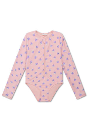 UV badpak met all over print roze