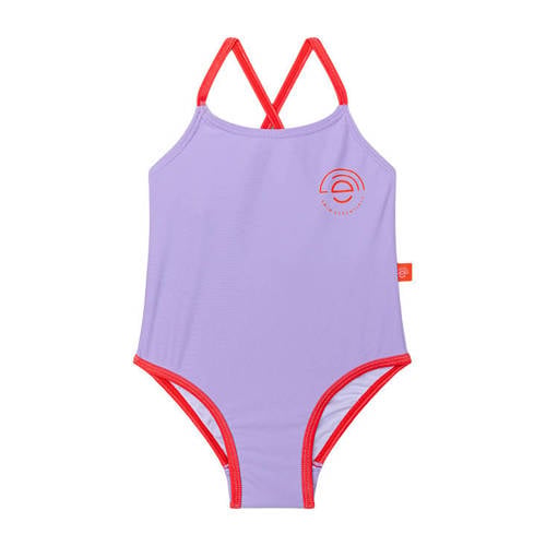 Swim Essentials badpak paars/rood Meisjes Polyester Meerkleurig - maat 62/68 afbeelding