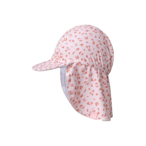 Swim Essentials zonnehoed met panterprint roze Meisjes Polyester Panterprint - maat 0-12 mnd afbeelding