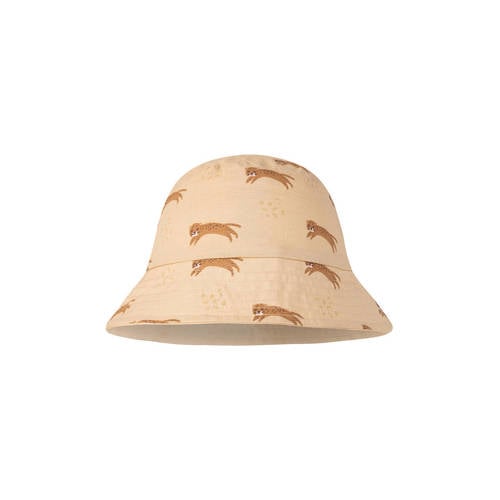 Swim Essentials reversible zonnehoed beige/bruin Jongens/Meisjes Katoen - maat 4-8 jr afbeelding