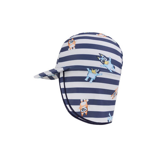 Swim Essentials zonnehoed Bluey blauw/wit Jongens Polyester All over print - maat 2-4 jr afbeelding