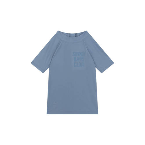 Swim Essentials UV shirt blauw Bruin Jongens/Meisjes Polyester Ronde hals - maat 74/80 afbeelding