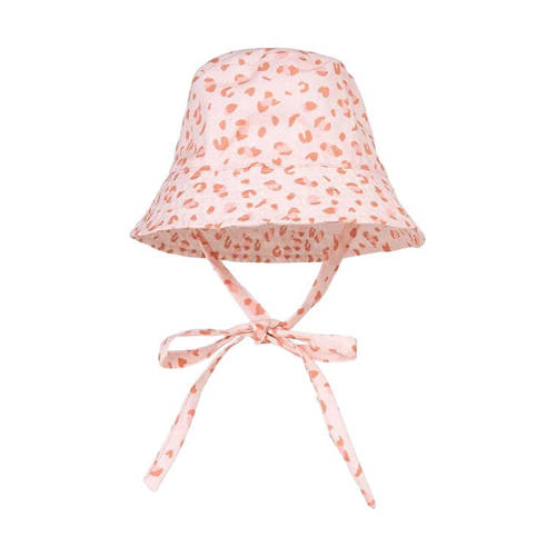 Swim Essentials zonnehoed met panterprint roze Meisjes Polyester Panterprint - maat 4-8 jr afbeelding