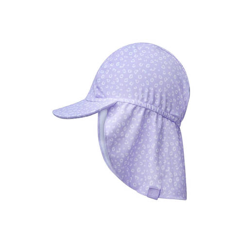 Swim Essentials zonnehoed met all over print lila Paars Meisjes Polyester - maat 0-12 mnd afbeelding