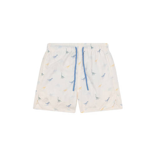 Swim Essentials zwemshort met all over print ecru/blauw Jongens Polyester - maat 122/128 afbeelding