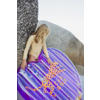 Swim Essentials UV badpak met bloemenprint geel