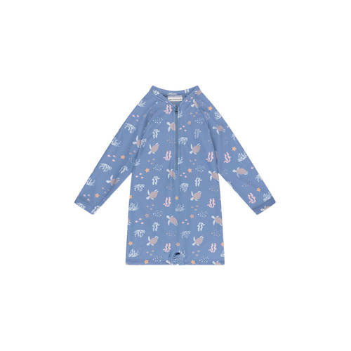 Swim Essentials UV zwempak met all over print blauw Jongens Polyester Ronde hals - maat 62/68 afbeelding