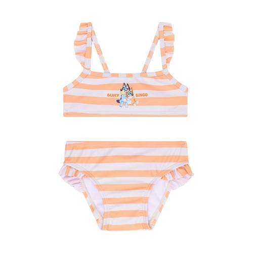 Swim Essentials bikini Bluey oranje/wit Meisjes Polyester Personage - maat 110/116 afbeelding
