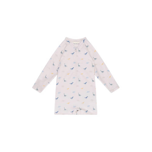 Swim Essentials UV zwempak met all over print wit/blauw Jongens Polyester Ronde hals - maat 62/68 afbeelding