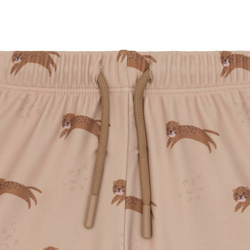 Swim Essentials zwemboxer met all over print bruin Jongens Polyester All over print - maat 98/104 afbeelding