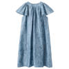 Mango Kids gebloemde midi jurk blauw