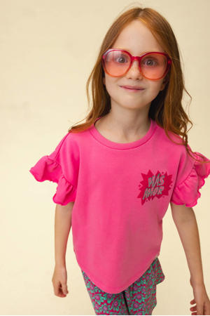 jersey T-shirt roze