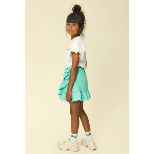 LOOXS little korte rok groen Meisjes Polyester Effen - maat 98 afbeelding