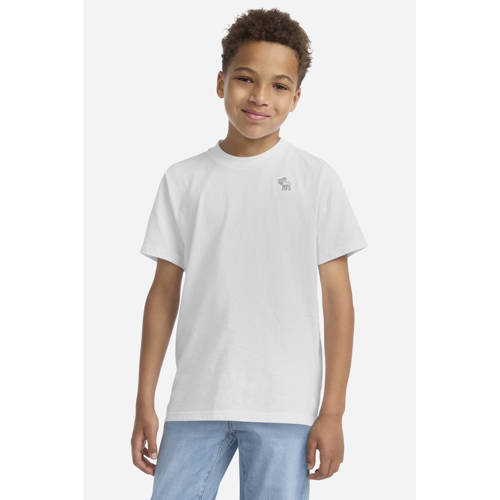 Abercrombie & Fitch T-shirt lichtgrijs Jongens Katoen Ronde hals Effen - maat 122-128 afbeelding