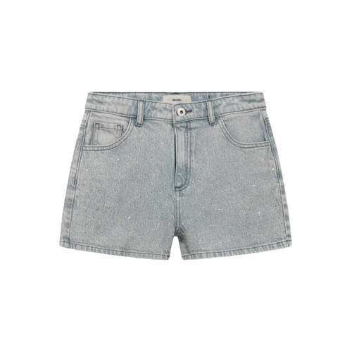 Shoeby denim regular high waist short grijs Korte broek Meisjes Katoen - maat 158/164 afbeelding