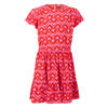 Shoeby midi jurk met plooien en print - rood