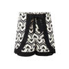 Shoeby casual short met hartjes - ecru