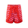 Shoeby regular fit casual short met print - rood