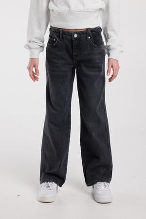 high waist loose fit jeans baggy jeans black denim