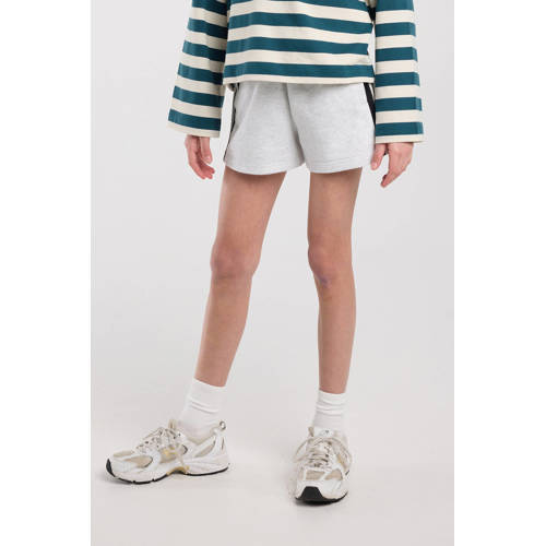 America Today sweatshort lichtgrijs Korte broek Effen - maat 122/128 afbeelding