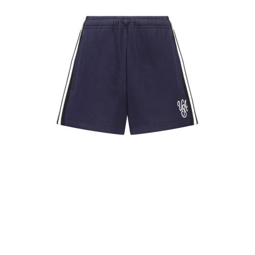 America Today sweatshort donkerblauw Korte broek Effen - maat 170/176 afbeelding