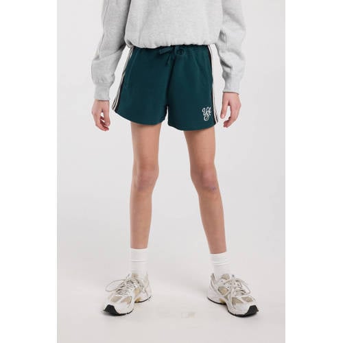 America Today sweatshort donkergroen Korte broek Effen - maat 170/176 afbeelding