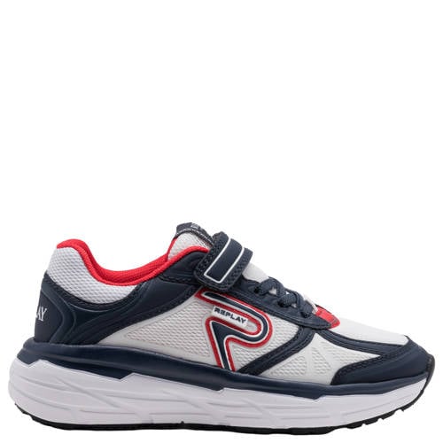 REPLAY Christal JR sneakers donkerblauw/wit/rood Jongens Rayon - maat 30 afbeelding
