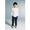 Mango Kids chino donkerblauw