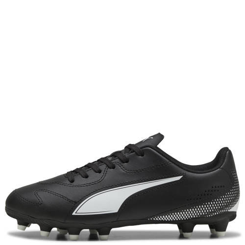 Puma Vitoria II FG/AG junior voetbalschoenen zwart/wit Jongens/Meisjes Imitatieleer - maat 30 afbeelding