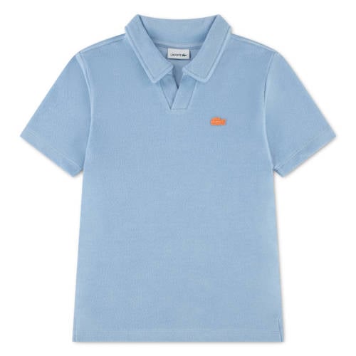 Lacoste T-shirt grijs Jongens Badstof Polokraag Effen - maat 152 afbeelding