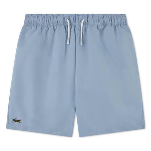 Lacoste zwemshort grijs Jongens Polyester Effen - maat 128 afbeelding