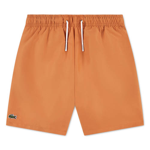 Lacoste zwemshort oranje Jongens Polyester Effen - maat 164 afbeelding