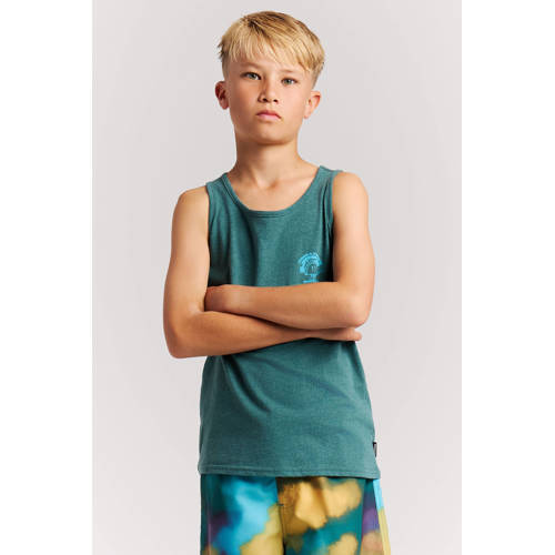 Protest T-shirt met backprint groen Jongens Katoen Ronde hals Backprint - maat 152 afbeelding