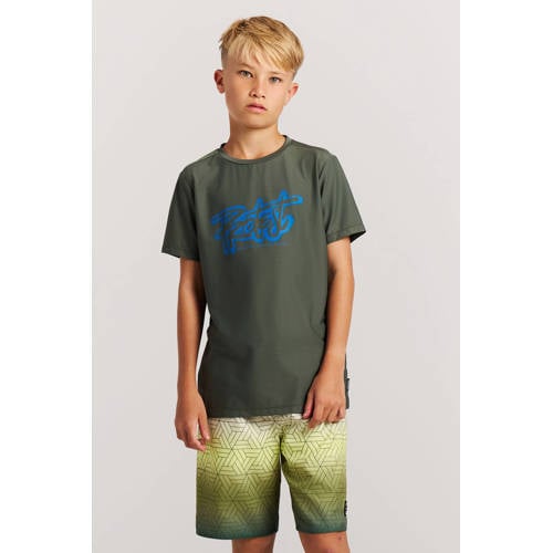 Protest zwemshort PRTCHOPPER JR groen/blauw Jongens Polyester Meerkleurig - maat 116 afbeelding