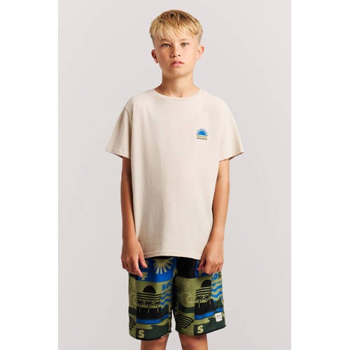 Protest zwemshort PRTTONNY JR olijfgroen/blauw Jongens Polyester Grafisch - maat 104 afbeelding