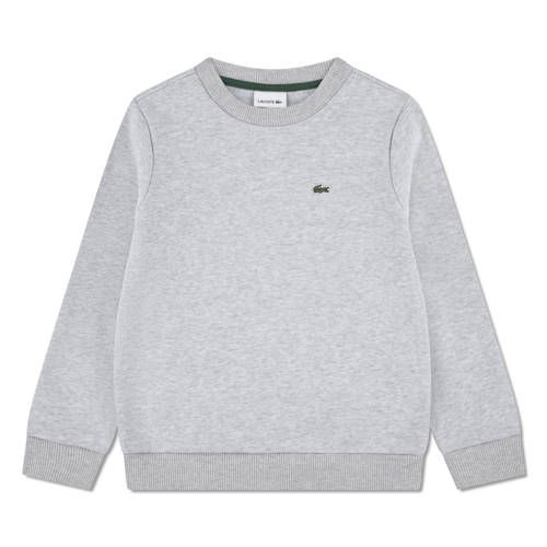 Lacoste sweater grijs Jongens Katoen Effen - maat 128 afbeelding