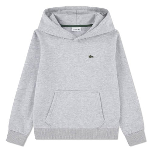 Lacoste hoodie grijs Sweater Effen