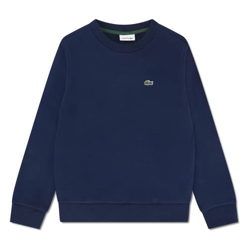 Lacoste sweater donkerblauw Effen - maat 164 | Sweater van Lacoste afbeelding