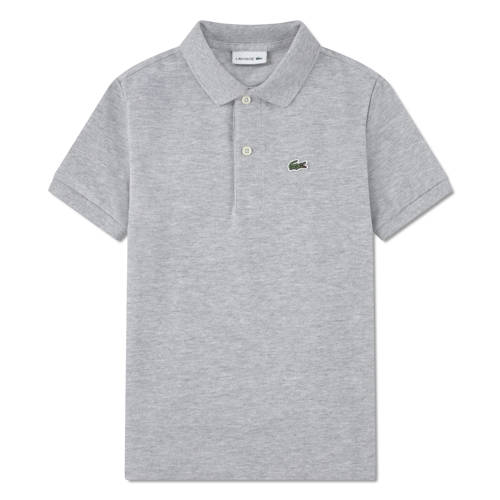 Lacoste pique polo grijs Jongens Katoen Polokraag Effen