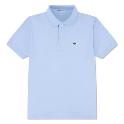 Lacoste pique polo lichtblauw Jongens Katoen Polokraag Effen - maat 152 afbeelding