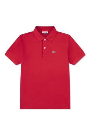 pique polo rood